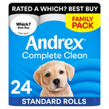 Andrex Complete Clean toilet tissue 24 rolls - British product