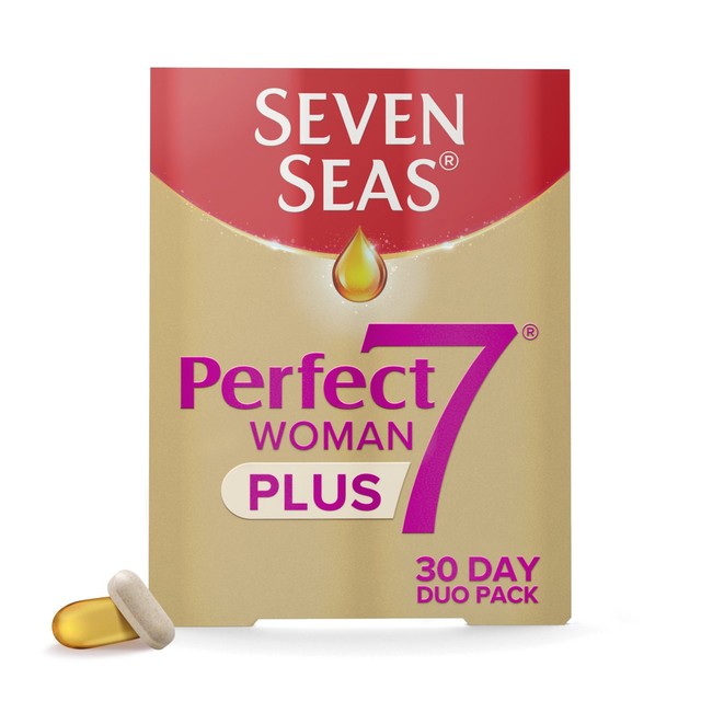 Seven Seas Perfect 7 Woman Multivitamins 30 Tablets + 30 Capsules (British brand)