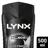 Lynx Black Body Wash Shower Gel 500ml, UK version