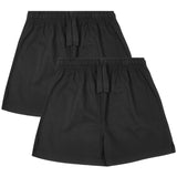 M&S unisex pure cotton black shorts 8-9 years, imported from the UK