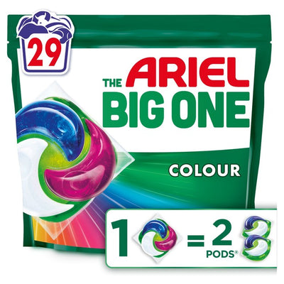 Ariel The Big One Colour Washing Pods Laundry Detergent 29 Washes