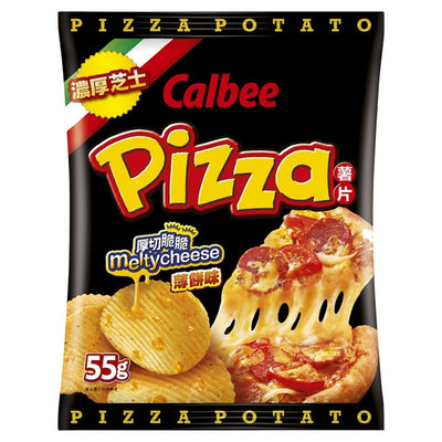 Calbee Pizza Flavoured Potato Chips 55g