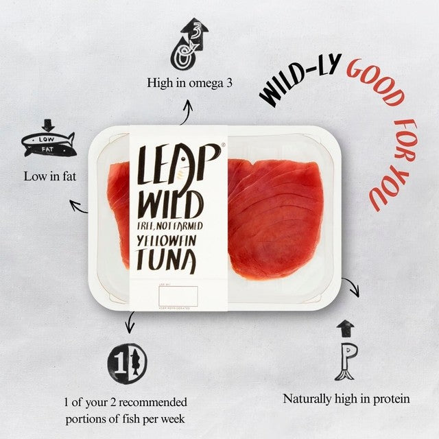 LEAP Yellowfin Tuna Steaks 240g, UK version