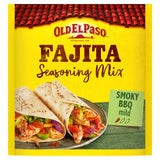 Old El Paso smoky BBQ fajita seasoning mix 35g, imported from the UK