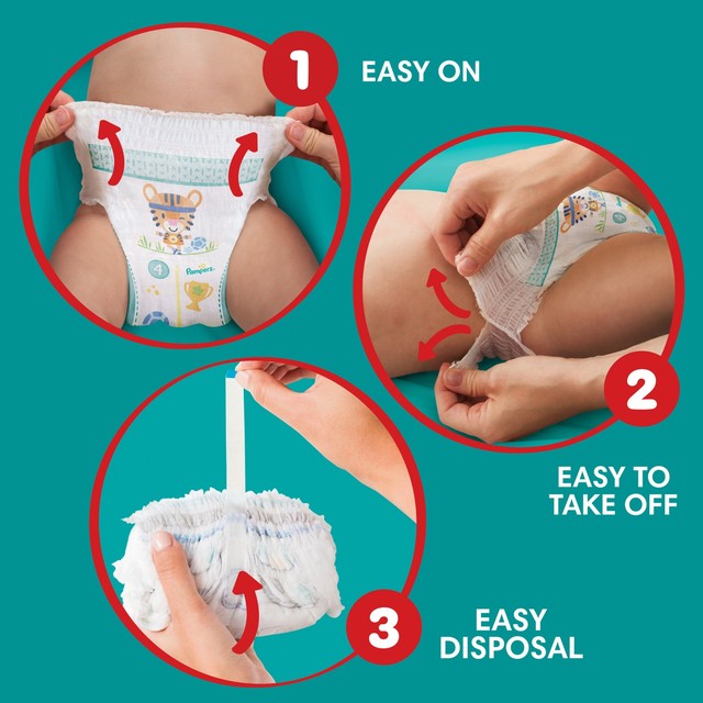 Pampers Baby Dry Nappy Pants Size 9, imported from the UK