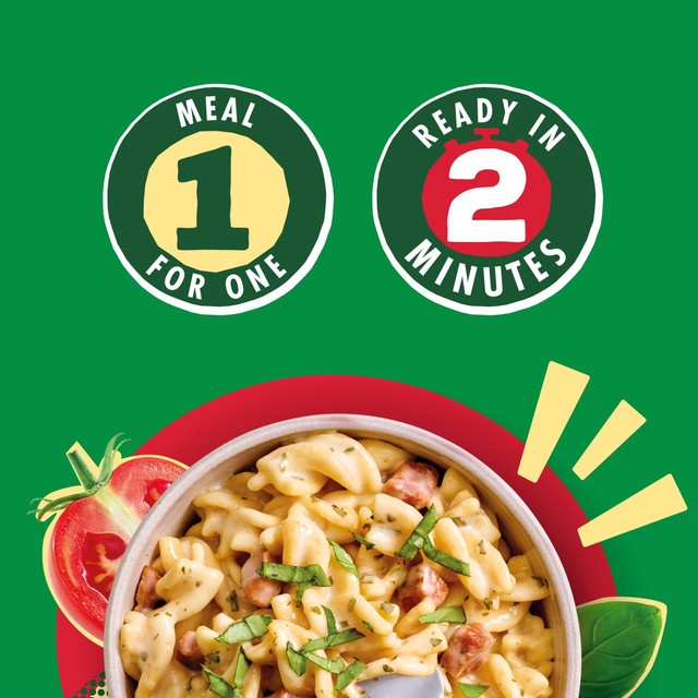 Dolmio fusilli carbonara microwave ready meal 250g - British product