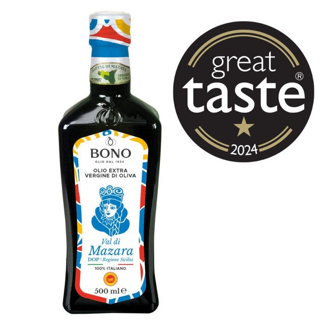 Bono Val di Mazara Extra Virgin Olive Oil 500ml - British product