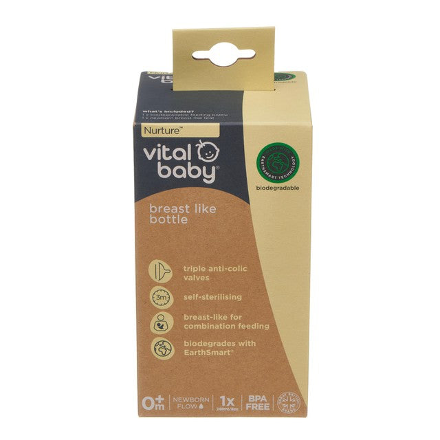 Vital Baby Nurture Breast Like Bottle 240ml