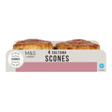 M&S sultana scones 4 pack, imported from the UK