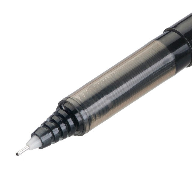 Pilot V5 black rollerball pen 5 pack, imported from the UK