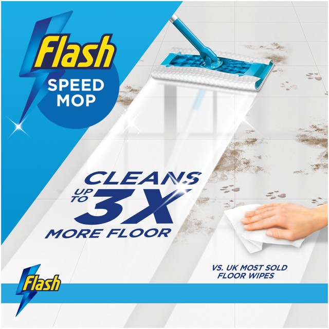 Flash Speed Mop Refill Cloths Wild Orchid Pack 10 - British product