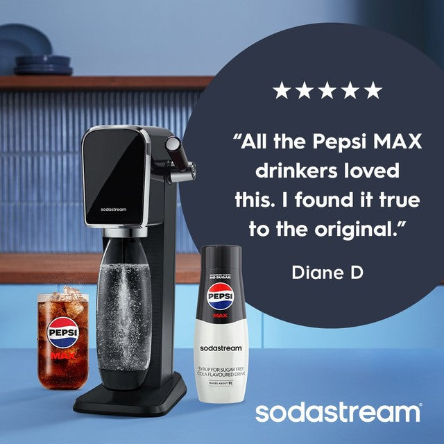 SodaStream Pepsi Max cola syrup 440ml (British brand)