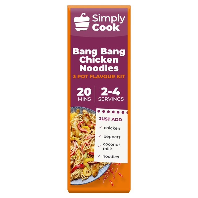 Simply Cook Bang Bang Chicken noodle recipe kit 45g (British brand)