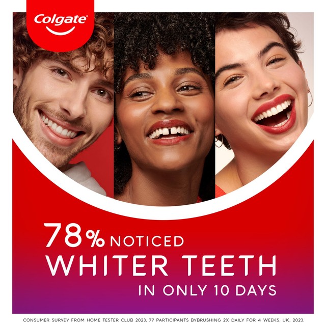 Colgate Max White Ultimate Radiance whitening toothpaste mint 75ml - British product