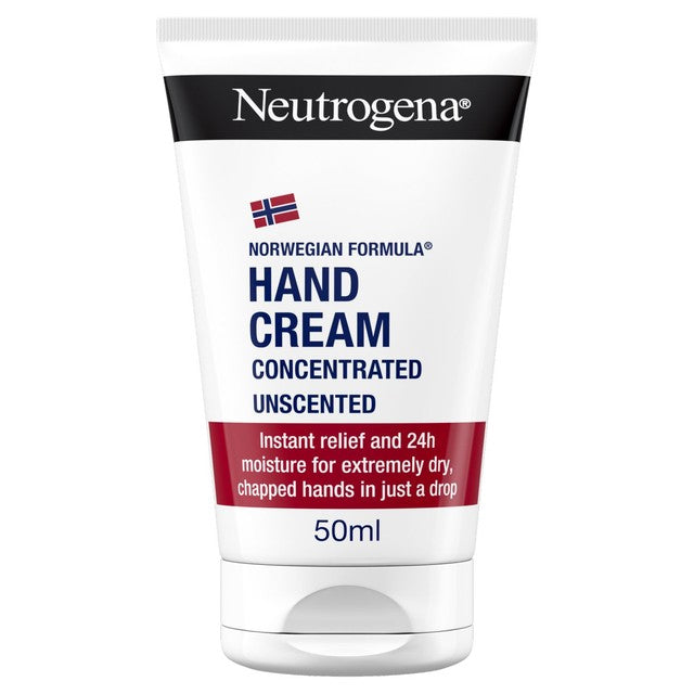 Neutrogena unscented hand cream 50ml, imported from the UK