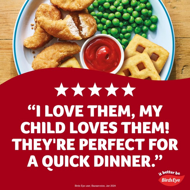Birds Eye crispy chicken dippers 403g - British product