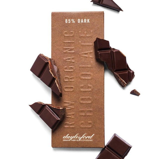 Daylesford Organic dark chocolate bar 85% 50g - British product