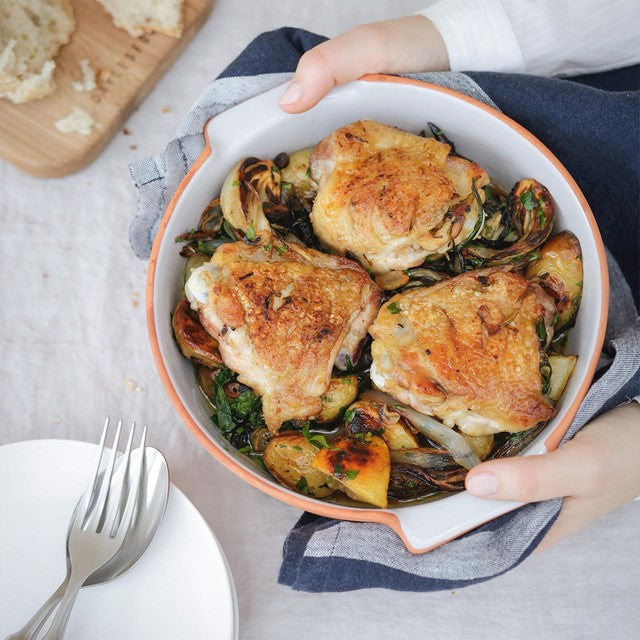 Daylesford Organic chicken thighs 500g - British product