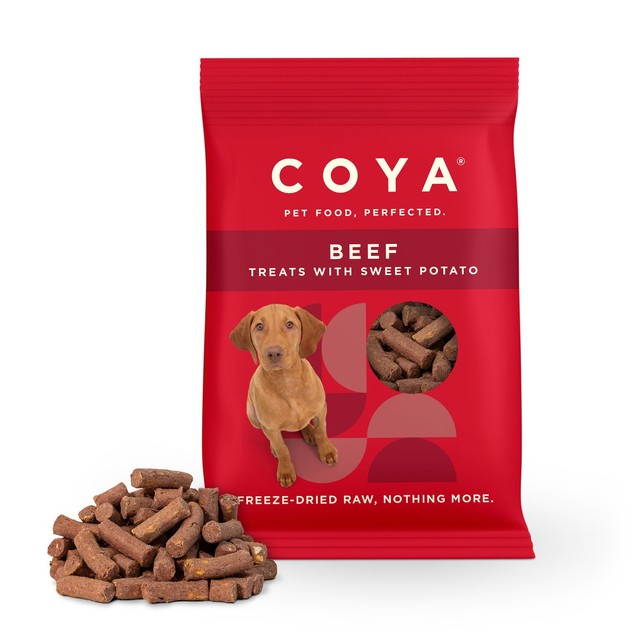 Coya Freeze-Dried Raw Adult Dog Treats Beef 40g - British product