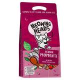 Meowing Heads senior dry cat food 1.5kg, imported from the UK