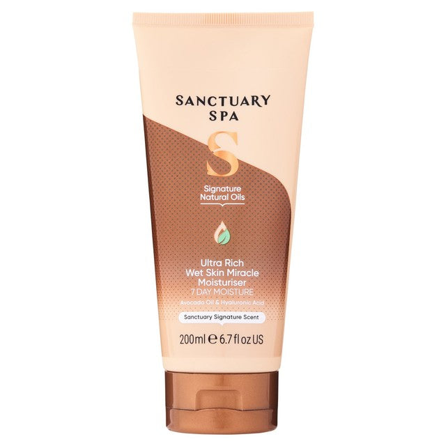 Sanctuary Spa Natural Oils Wet Skin Moisturiser 200ml (British brand)