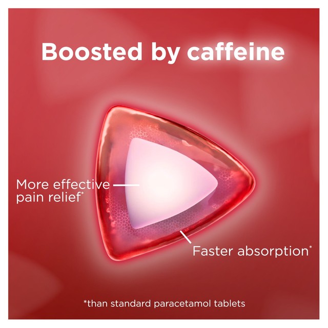 Panadol Extra Advance 500mg paracetamol caffeine tablets 16 tablets, imported from the UK