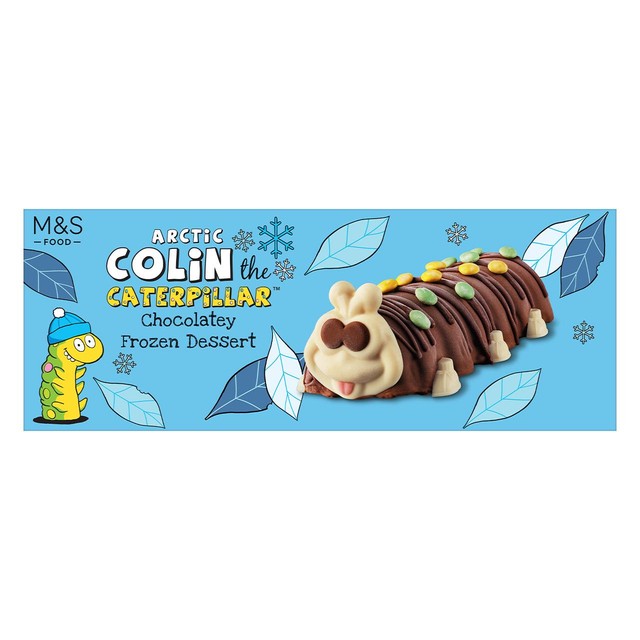 M&S Colin Caterpillar chocolate dessert 765g, imported from the UK