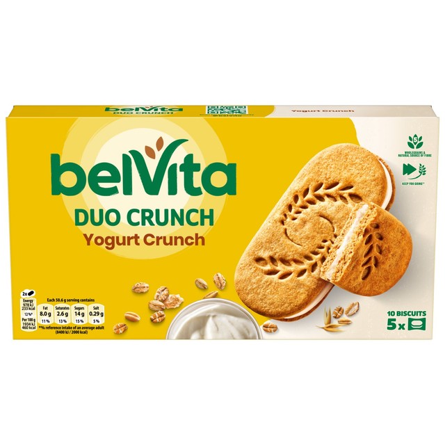Belvita breakfast biscuits yogurt crunch - British product
