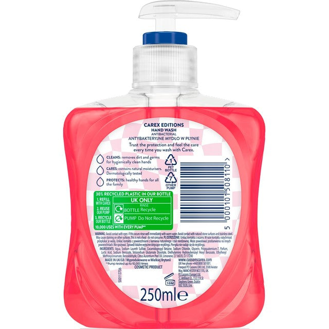 Carex Cherry On Top Antibacterial Hand Wash 250ml - British product