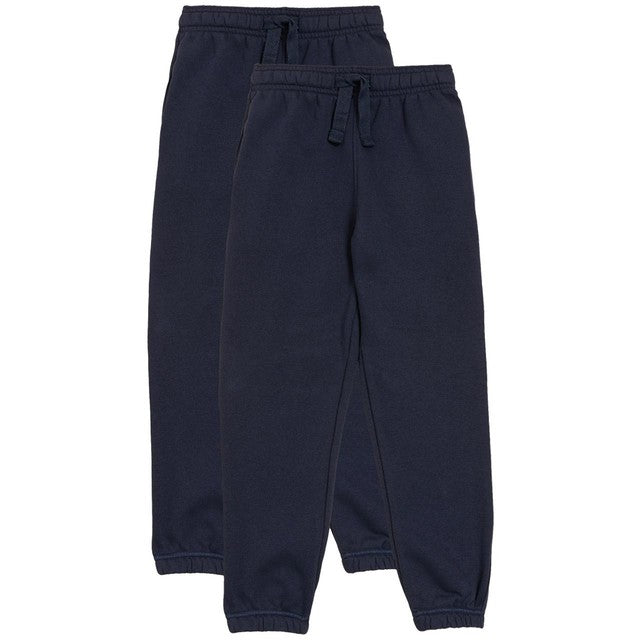M&S kids cotton-rich joggers navy 12-13 years, imported from the UK