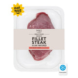 M&S 10 Day Matured Beef Fillet Steak 190g, imported from the UK