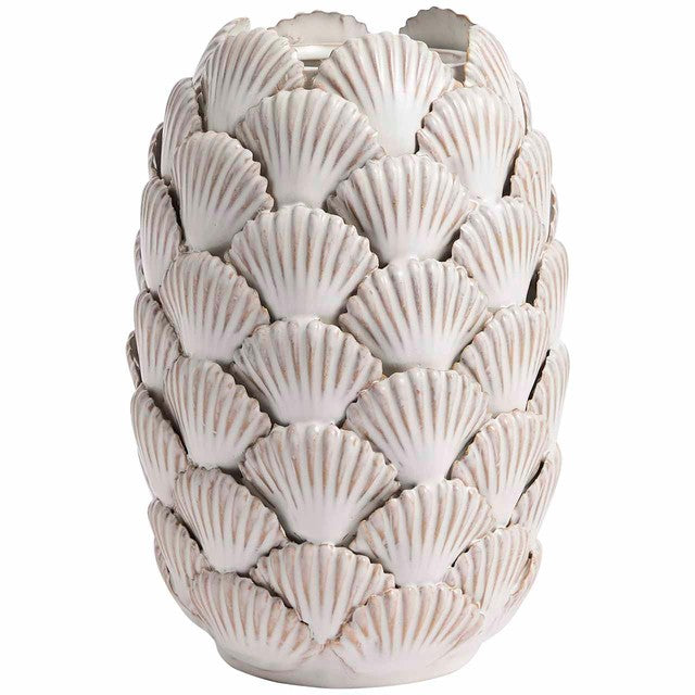 M&S medium white ceramic vase, imported from the UK