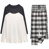 M&S Check Pyjamas set in black for 10-11 years, imported from the UK