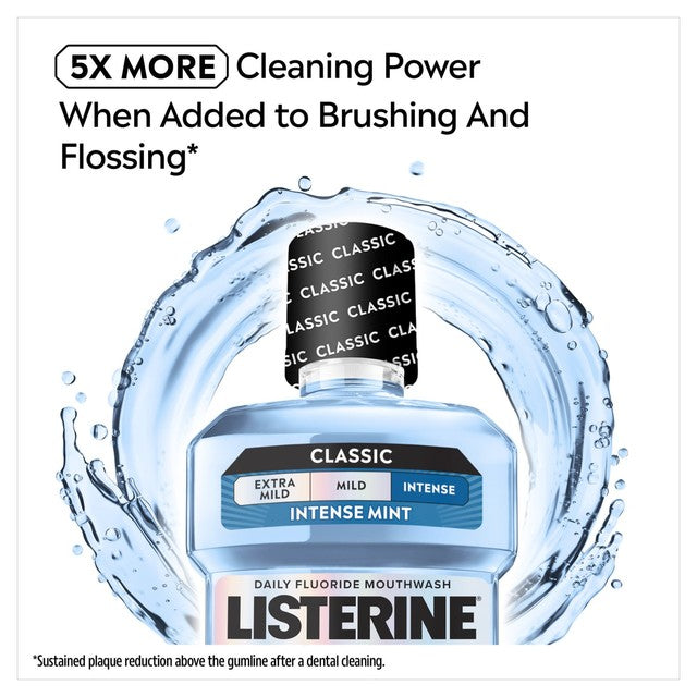Listerine Total Care Mouthwash Intense Mint 500ml, UK version
