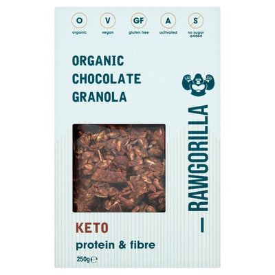 Raw Gorilla Keto Chocolate Granola Organic 250g