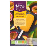 Sainsburys Mango  Passion Fruit Ice Lollies Taste the Difference 4x73ml