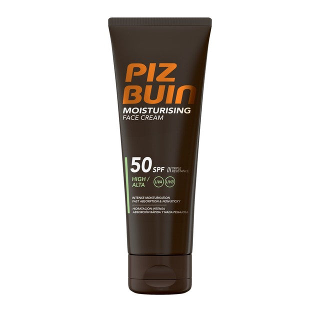 Piz Buin Moisturising Face Cream SPF50 50ml, imported from the UK