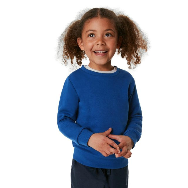 M&S GOODMOVE school sweatshirt in royal blue for 11-12 years, imported from the UK