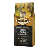 Carnilove salmon turkey dry dog food 12kg - British product