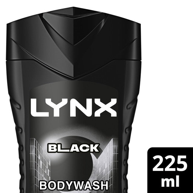 Lynx Black shower gel 225ml, UK version