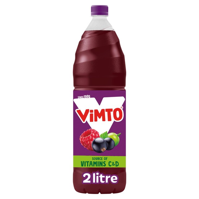 Vimto mixed fruit squash 2L (British brand)