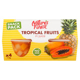 Nature's Finest Tropical Fruit Salad Fruit Pots 4x113g (British brand)