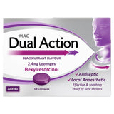 Castle Mclellan MAC Blackcurrant Lozenges 12 per pack, imported from the UK