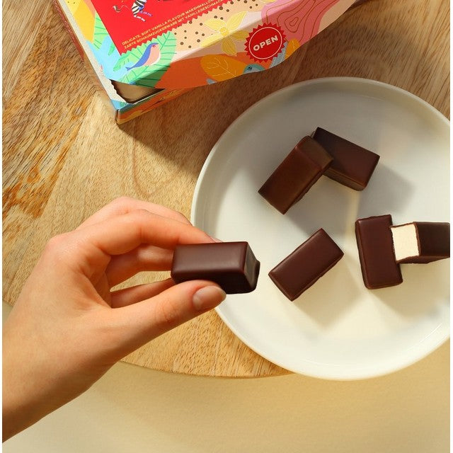 Wedel Vanilla Marshmallow Coated in Dark Chocolate 340g (British brand)