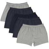 M&S men's cotton jersey boxers Denim Mix L, imported from the UK