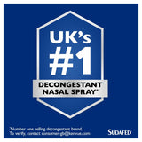 Sudafed blocked nose relief nasal spray 15ml (British brand)