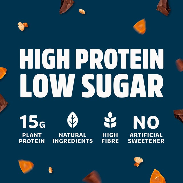 Trek chocolate caramel protein bar 55g (British brand)