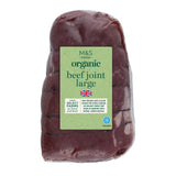 M&S Organic Beef Roasting Joint 1.1kg, imported from the UK