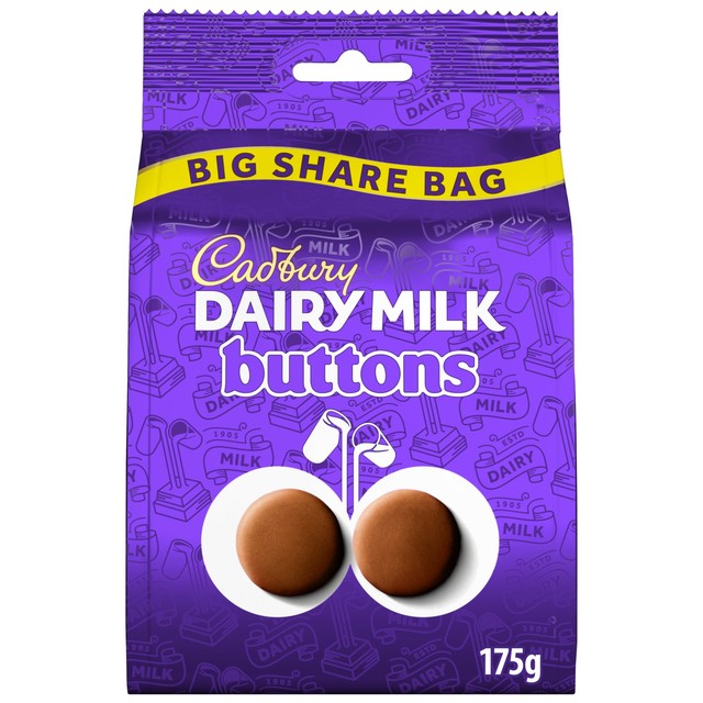 Cadbury Dairy Milk Buttons chocolate 175g - British product