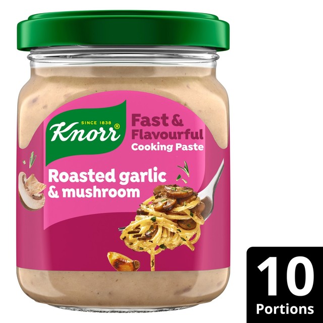 Knorr roasted garlic and mushroom cooking paste 165g, UK version